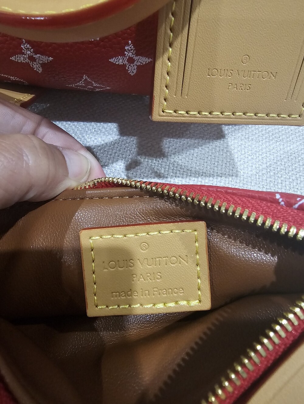 BEAUTIFUL RED P9 SOFT SPEEDY 25 BAG ❤️ - Picture 8 of 11
